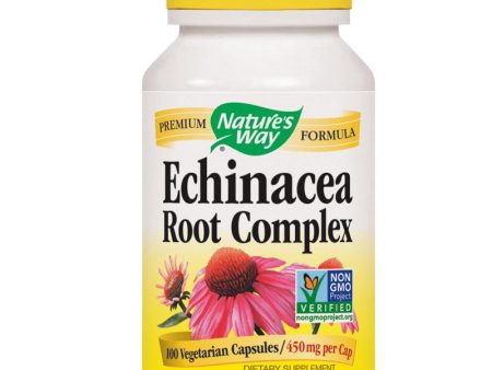 NATURES WAY - Echinacea Root Complex 450 mg - 100 Vegetarian Capsules Online