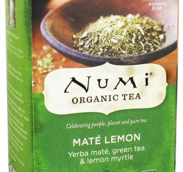 NUMI - Mate Lemon Green Tea - 18 bag For Cheap