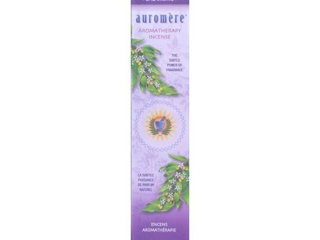 AUROMERE - Aromatherapy Incense, Lavender Balancing - 0.35 oz. (10 g) Online Hot Sale