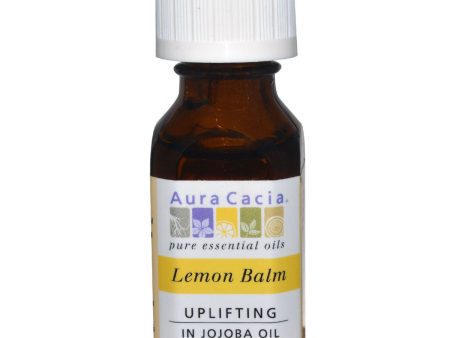 AURA CACIA - Lemon Balm, Uplifting in Jojoba Oil - 0.5 fl. oz. (15 ml) Sale