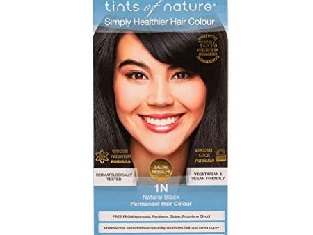 TINTS OF NATURE - 1N Natural Black Permanent Hair Dye - 4.4 fl oz (130 ml) Cheap