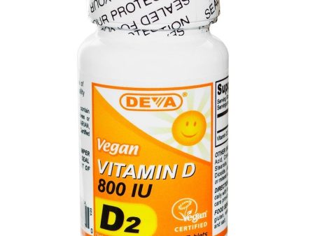 DEVA - Vegan Vitamin D 800 IU - 90 Tablets Online now