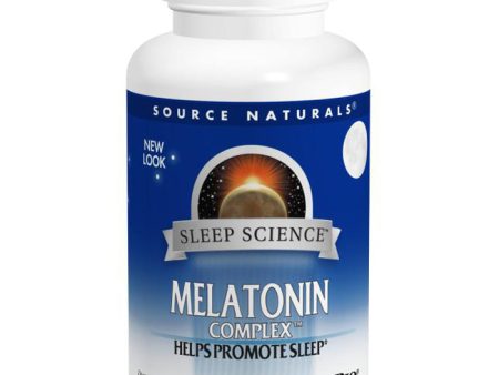 SOURCE NATURALS - Sleep Science Melatonin Complex 3 mg Peppermint Lozenge - 50 Lozenges Supply