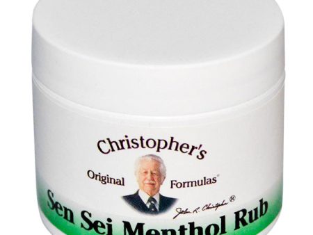 CHRISTOPHERS - Sen Sei Menthol Rub Ointment - 2 fl. oz. (59 ml) Sale