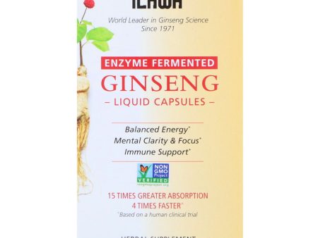 IL HWA KOREAN GINSENG - Enzyme Fermented Ginseng - 30 Capsules on Sale