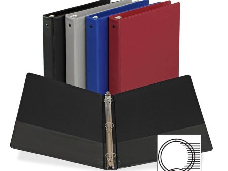 SAMSILL - Assorted Color Round Ring Storage Binder - 1 Inch Supply