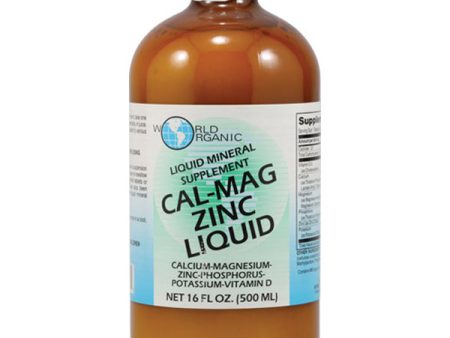 WORLD ORGANIC - Liquid Cal-Mag Zinc - 16 fl. oz. (474 ml) Supply