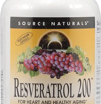 SOURCE NATURALS - Resveratrol 200 - 120 Capsules Online Hot Sale