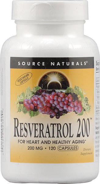 SOURCE NATURALS - Resveratrol 200 - 120 Capsules Online Hot Sale