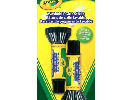 CRAYOLA - Washable Glue Sticks - 2 Sticks Online