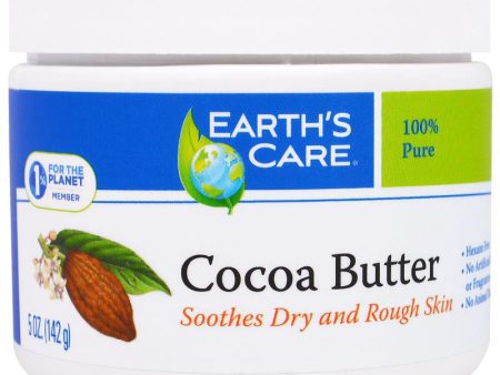 EARTH S CARE - 100% Pure Cocoa Butter - 5 oz. (142 g) Supply