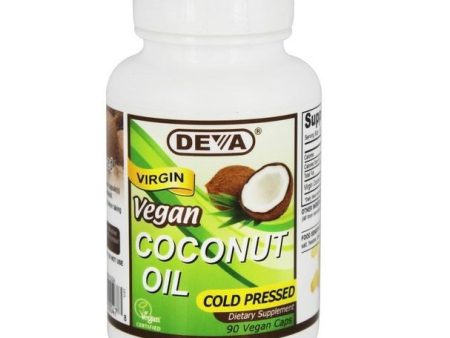 DEVA - Vegan Virgin Coconut Oil - 90 Vegan Caps Fashion