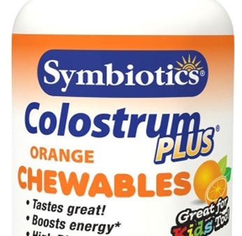 SYMBIOTICS - Colostrum Chewables - Orange Cream - 120 Tablets on Sale