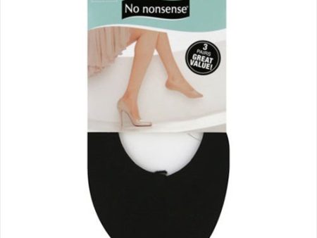 NO NONSENSE - Sheer Liner Black - 3 Pairs Online Hot Sale