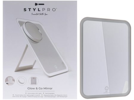 Stylpro Glow and Go Travel Mirror by Stylideas for Women - 1 Pc Mirror For Sale