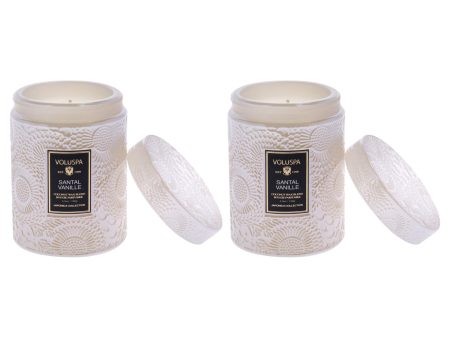 Santal Vanille - Small Kit by Voluspa for Unisex - 2 x 5.5 oz Candle Online Sale