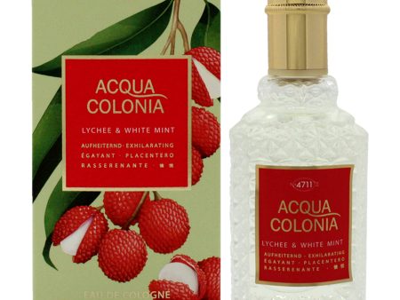 4711 Acqua Colonia Lychee and White Mint by Muelhens for Unisex - 1.7 oz EDC Spray Online now