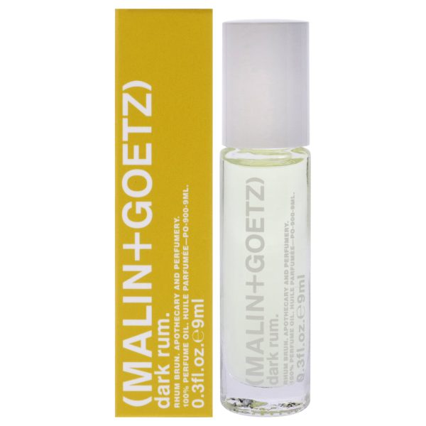 Malin + Goetz Dark Rum Perfume Oil By Malin + Goetz For Unisex - 0.3 Oz Perfumed Oil Rollerball (mini)  0.3 oz Discount