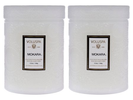 Mokara - Small by Voluspa for Unisex - 5.5 oz Candle - Pack of 2 on Sale