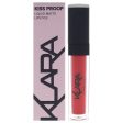 Kiss Proof Lipstick Liquid Matte - 5 Flaming Red by Klara for Women - 0.3 oz Lipstick Online now