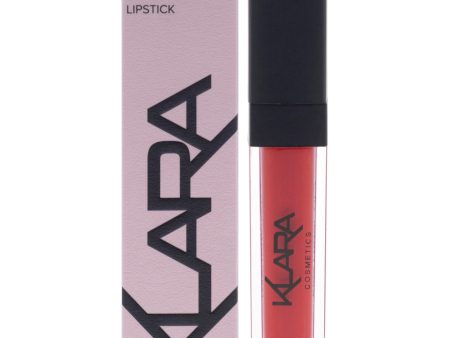 Kiss Proof Lipstick Liquid Matte - 5 Flaming Red by Klara for Women - 0.3 oz Lipstick Online now