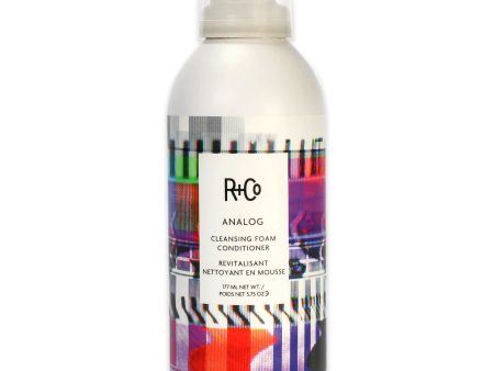 Analog Cleansing Foam Conditioner by R+Co for Unisex - 5.75 oz Conditioner Hot on Sale