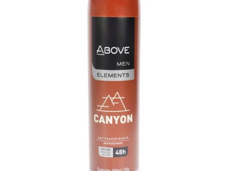 48 Hours Element Antiperspirant Deodorant - Canyon by Above for Men - 3.17 oz Deodorant Spray Cheap