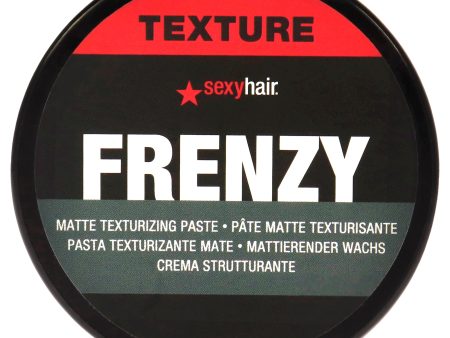 Style Sexy Hair Frenzy Matte Texturizing Paste by Sexy Hair for Unisex - 2.5 oz Paste Online now