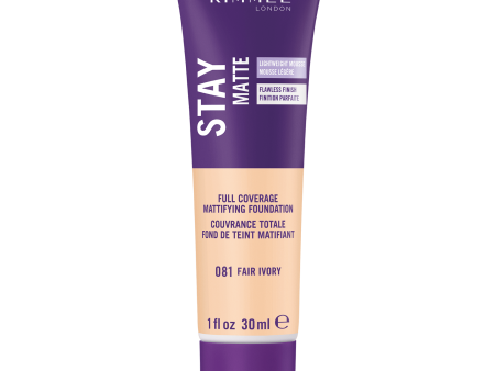 Rimmel Stay Matte Foundation, Fair Ivory, 1 Fl Oz Fashion