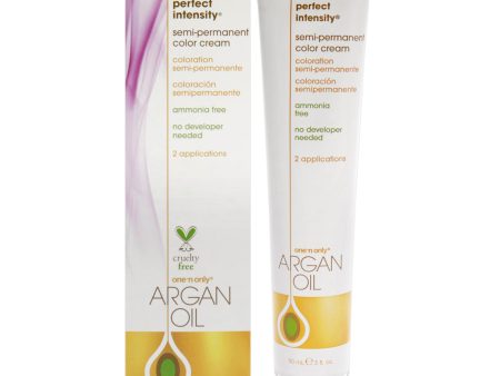 Argan Oil Perfect Intensity Semi-Permanent Color Cream - Pastel Lilac by One n Only for Unisex - 3 oz Hair Color Discount