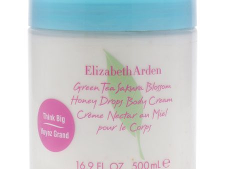 Green Tea Sakura Blossom by Elizabeth Arden for Women - 16.9 oz Body Cream on Sale