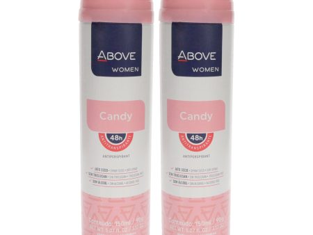 48 Hours Antiperspirant Deodorant - Candy by Above for Women - 3.17 oz Deodorant Spray - Pack of 2 Fashion