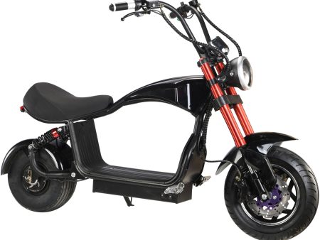 MotoTec Mini Lowboy 48v 800w Lithium Scooter Black Sale