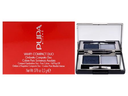 Vamp! Compact Duo Eyeshadow - 012 Magnetic Blue by Pupa Milano for Women - 0.078 oz Eye Shadow Cheap