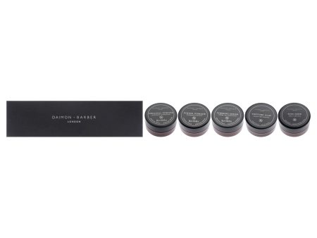 World Traveller Set by Daimon Barber for Men - 5 Pc 0.35oz Fixing Pomade, 0.35oz Forming Cream, 0.35oz Original Pomade, 0.35oz Remedy Wax, 0.35oz Texture Clay Online Hot Sale