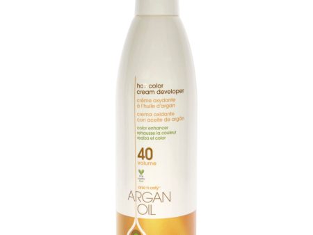 Argan Oil Hair Color Cream Developer - 40 Volume by One n Only for Unisex - 16 oz Lightener Discount