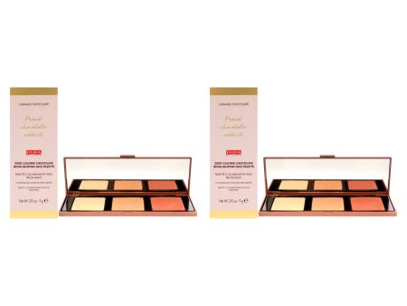 Zero Calorie Chocolate Highlighter Palette - 002 Caramel Chocolate by Pupa Milano for Women - 0.315 oz Highlighter - Pack of 2 Online Hot Sale