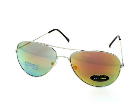 AIR FORCE Aviator Color Mirror Sunglasses Cheap