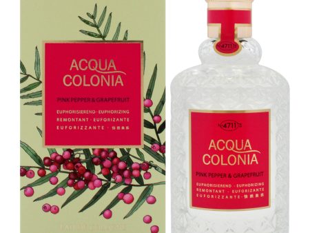 4711 Acqua Colonia Pink Pepper and Grapefruit by Muelhens for Unisex - 3.4 oz EDC Spray For Sale