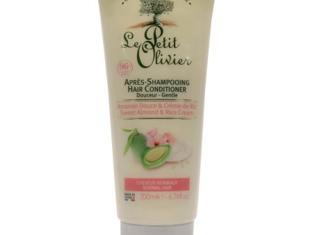 Softening Conditioner - Sweet Almond and Rice by Le Petit Olivier for Women - 6.76 Conditioner Cheap