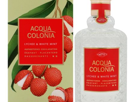 4711 Acqua Colonia Lychee and White Mint by Muelhens for Unisex - 3.4 oz EDC Spray Online Hot Sale