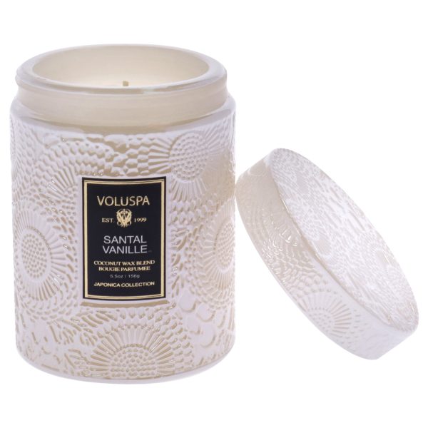 Santal Vanille - Small by Voluspa for Unisex - 5.5 oz Candle Online Hot Sale