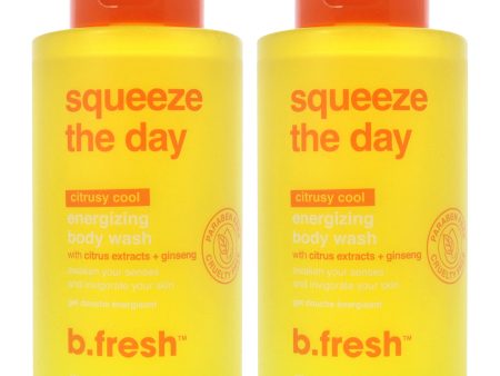 Squeeze The Day Energizing Body Wash by B.Tan for Unisex - 16 oz Body Wash - Pack of 2 Discount