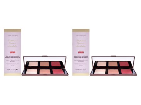 Zero Calorie Chocolate Highlighter Palette - 001 Cherry Chocolate by Pupa Milano for Women - 0.315 oz Highlighter - Pack of 2 Online Sale