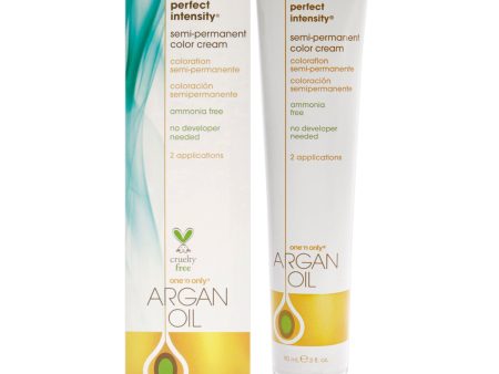 Argan Oil Perfect Intensity Semi-Permanent Color Cream - Pastel Aqua by One n Only for Unisex - 3 oz Hair Color Fashion