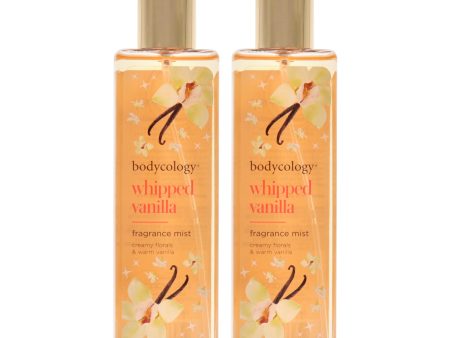 Whipped Vanilla by Bodycology for Women - 8 oz Fragrance Mist - Pack of 2 on Sale