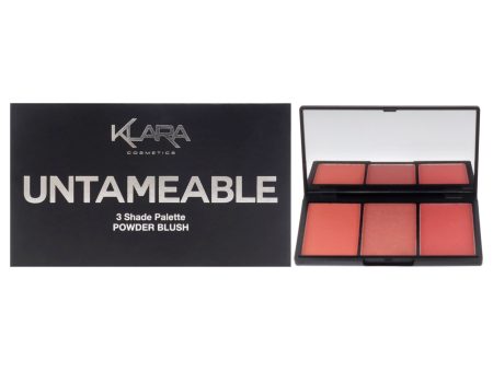 Contour Bronze Blush and Highlight Palette - Untameable by Klara for Women - 0.35 oz Makeup Online