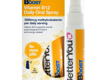 Boost Vitamin B12 Oral Spray by BetterYou for Unisex - 0.85 oz Spray Fashion