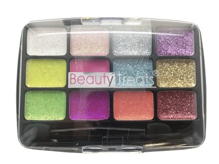 BEAUTY TREATS 12 Colors Glitter Palette - Confetti Supply