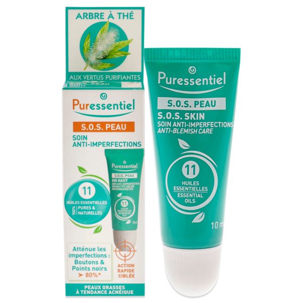 SOS Skin Anti-blemish Care by Puressentiel for Unisex - 0.34 oz Treatment Online Sale